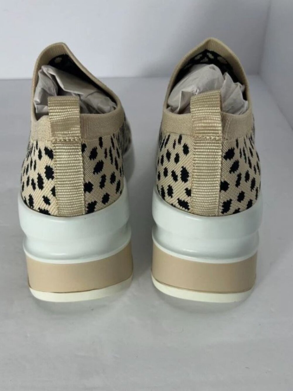 Gianni Bini Valeah Leopard Print Women's Slip-On Sneakers SZ 7 - Picture 4 of 9